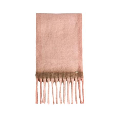 Lipsy Sjaal olijfgroen / rosa