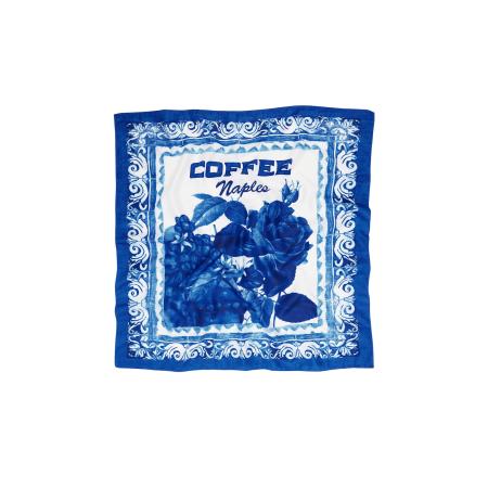 Desigual Desigual Sjaal Seal blauw / wit