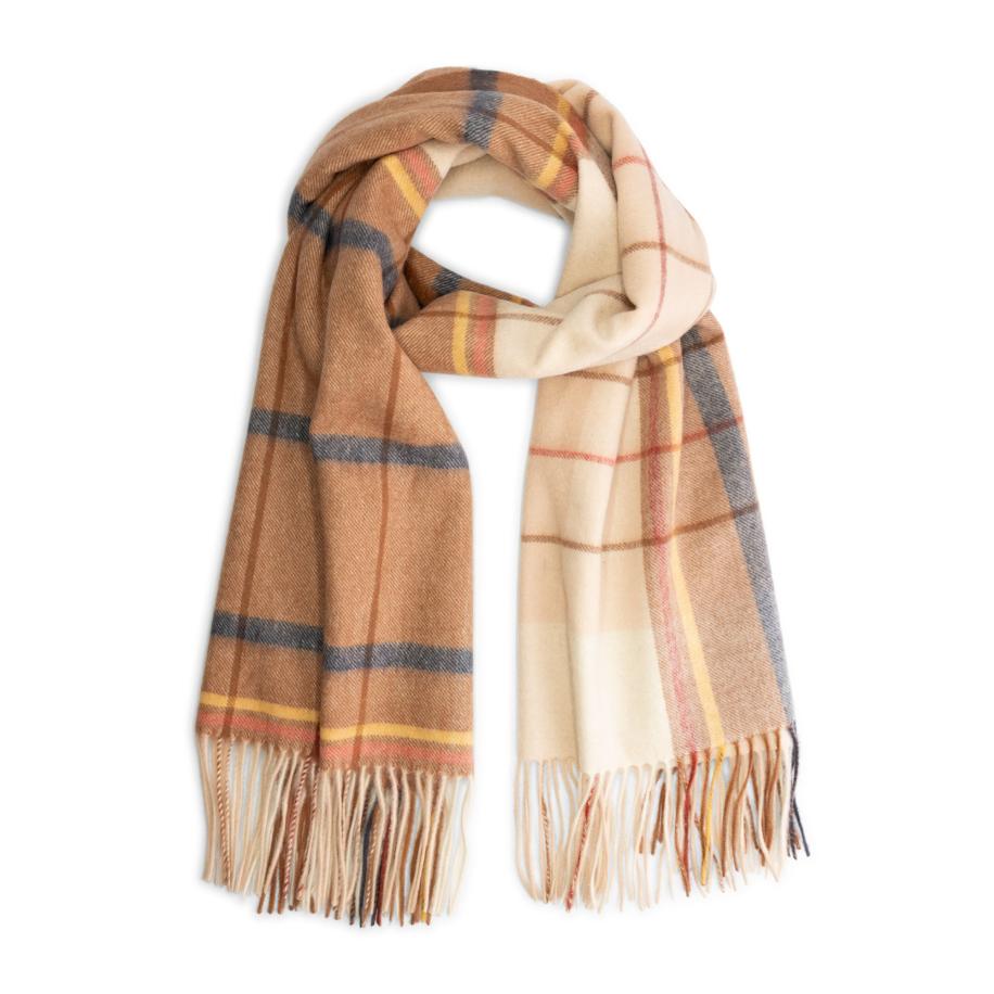 MGO MGO Sjaal Mauve beige / gemengde kleuren -
