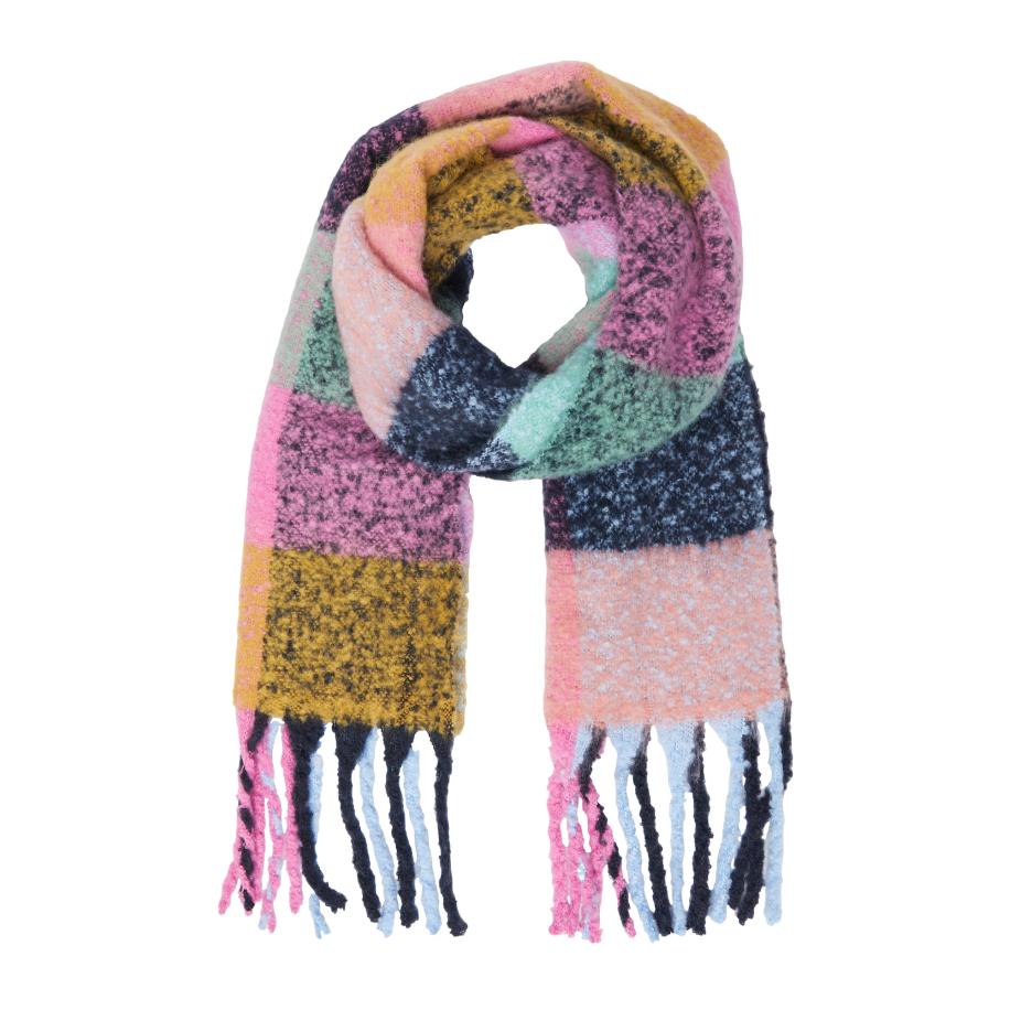 s.Oliver Sjaal marine / mosterd / mintgroen / rosa Multicolor