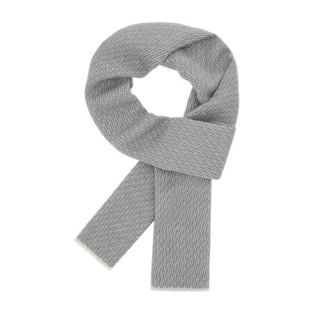 Boggi Milano Sjaal grijs / wolwit