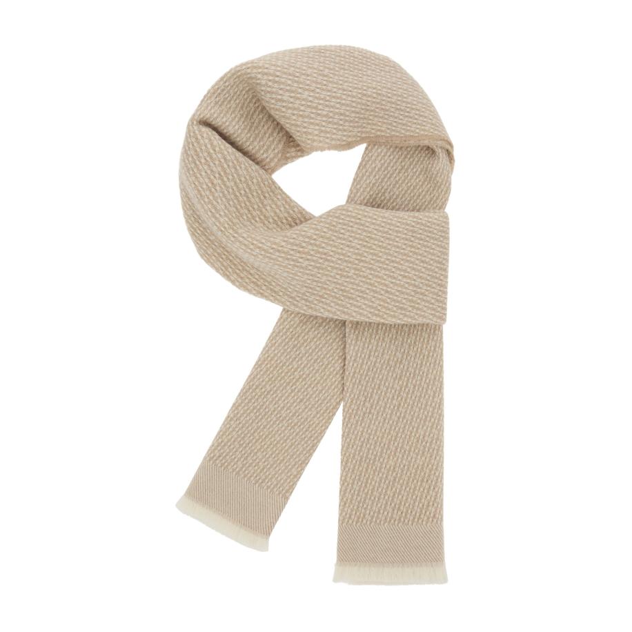 Boggi Milano Sjaal sand / cappuccino Bruin