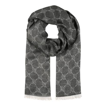 JOOP! JOOP! Sjaal Ferdis stone grey / zwart gemêleerd