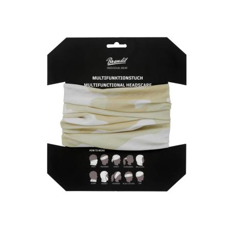 Brandit Brandit Tunnelsjaal lichtbruin / wit