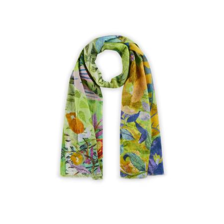 Codello CODELLO Sjaal blauw / geel / groen / lila / rosa