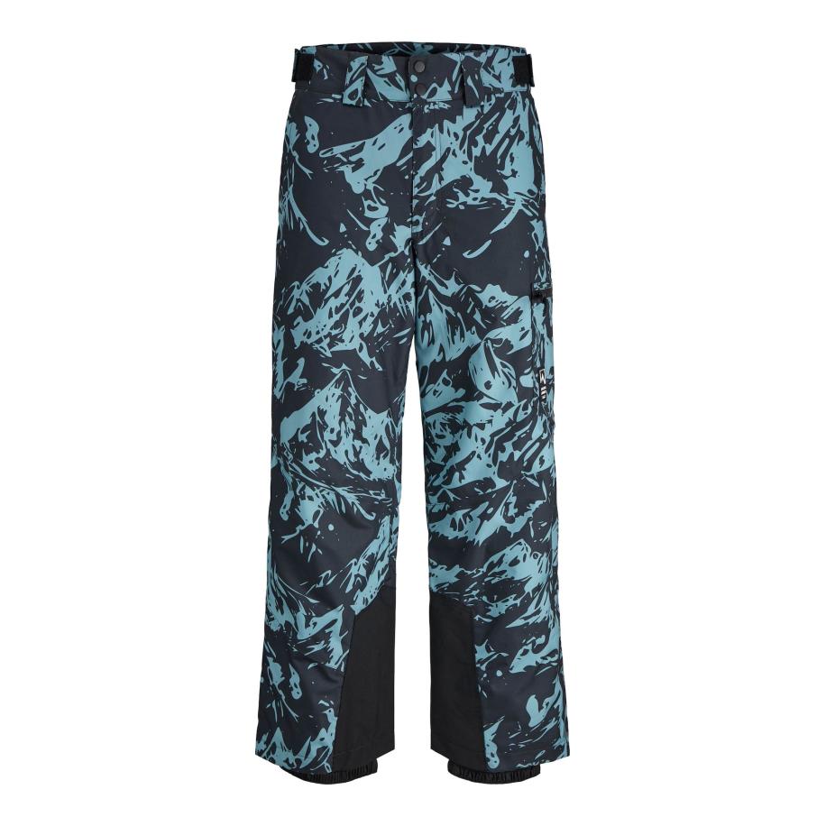JACK & JONES Outdoorbroek JJAW25 turquoise / zwart Zwart