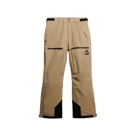 Superdry Superdry Sportbroek lichtbruin / zwart
