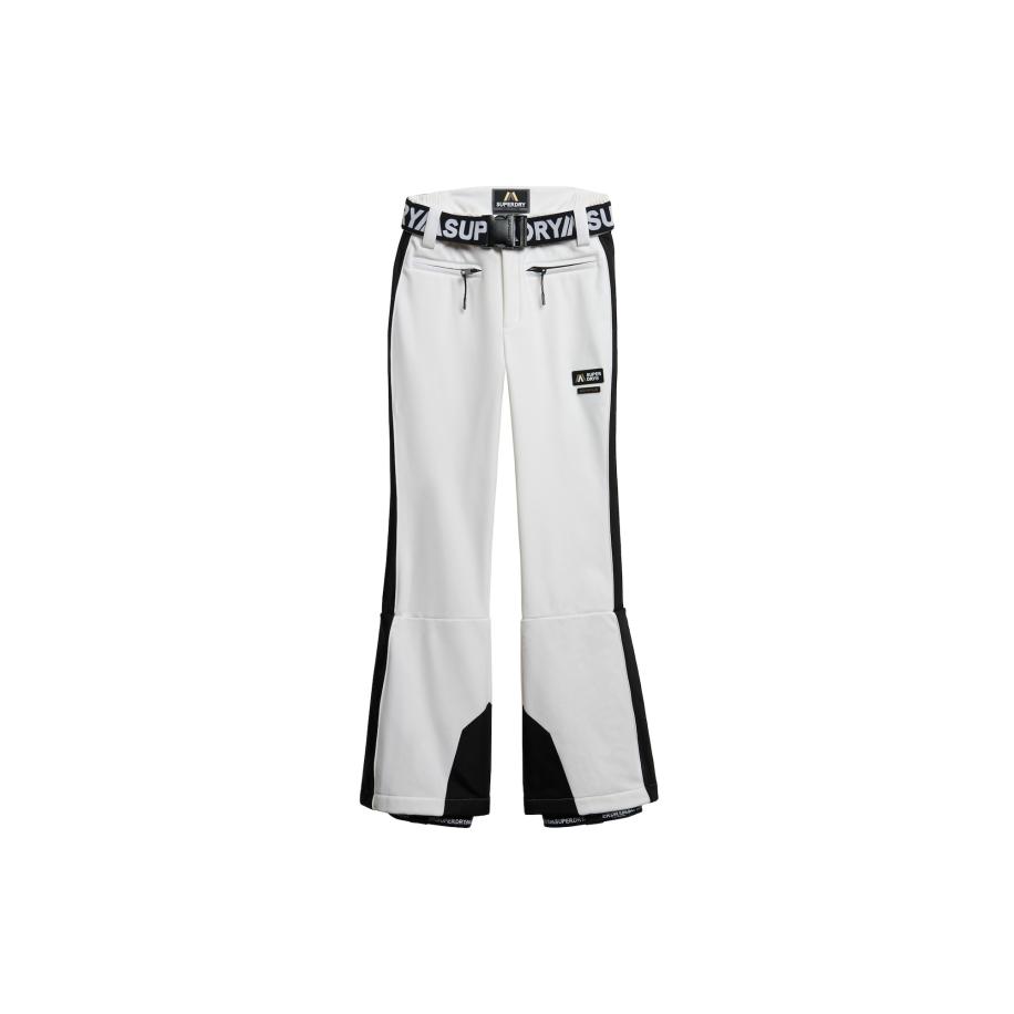 Superdry Sportbroek zwart / wit Wit