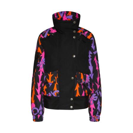 elho Sportjas Grenoble 89 lavendel / donkeroranje / magenta / zwart