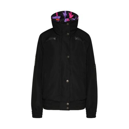 elho Sportjas Engelberg 89 lila / neonroze / zwart / wit