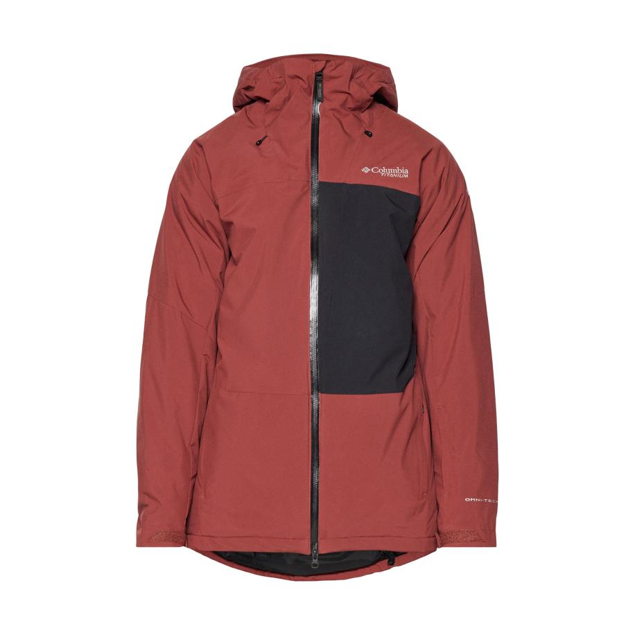 Columbia COLUMBIA Sportjas Winter District III cranberry / zwart -