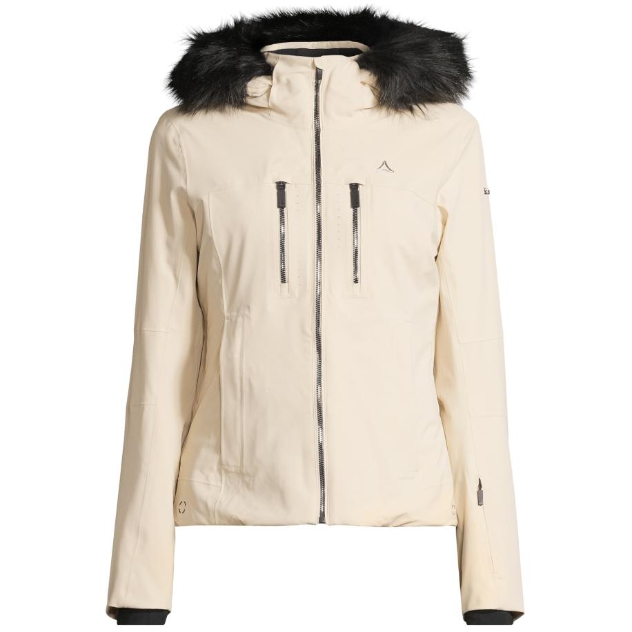 Schöffel Schöffel Sportjas Baracon beige / zwart -