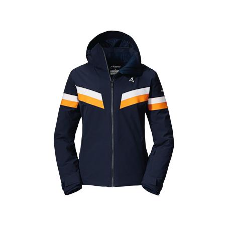 Schöffel Schöffel Sportjas Brunnenkopf2 donkerblauw / oranje / wit