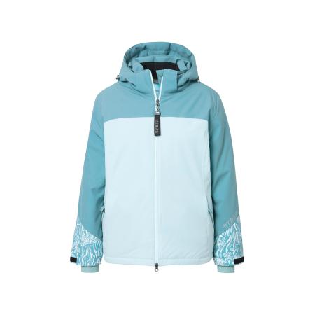 Ulla Popken Ulla Popken Sportjas turquoise / lichtblauw / wit