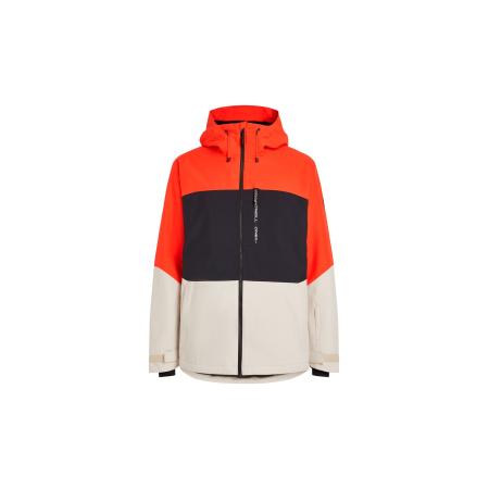 O'Neill ONEILL Sportjas Carbonite ecru / neonoranje / zwart