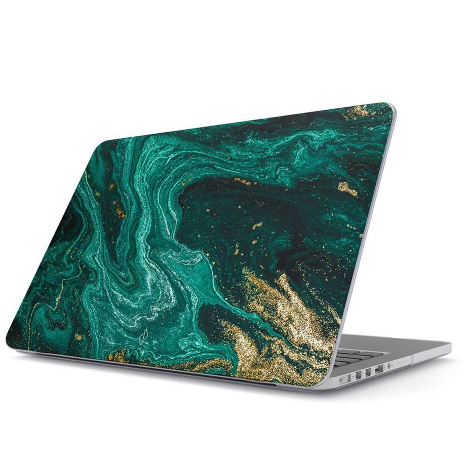 Burga Hardshell Cover voor de Apple MacBook Pro 13 inch (2020 / 2022) - Emerald Pool Multicolor