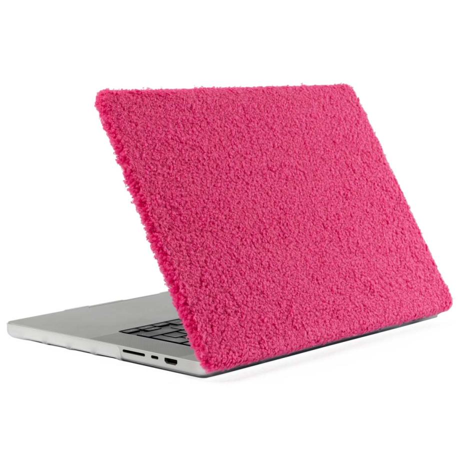 imoshion Teddy Hard Cover voor de Apple MacBook Pro 16 inch (2021 / 2023 M3 chip / 2024 M4 chip) - Hot Pink Roze