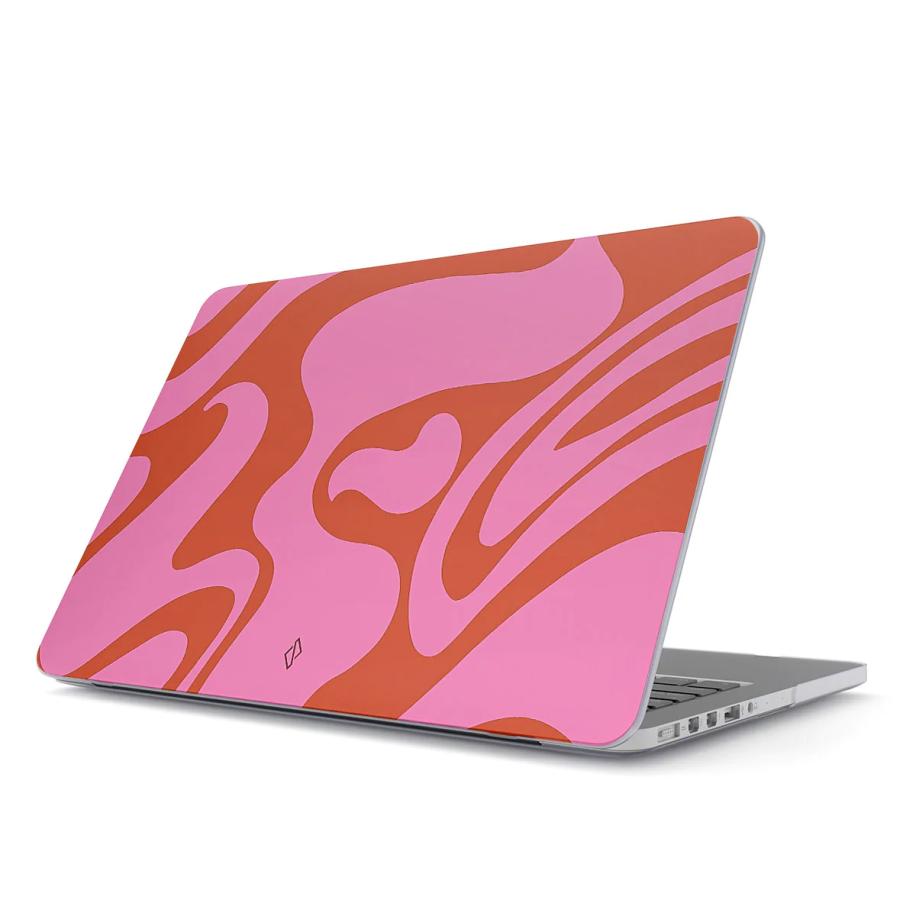 Burga Hardshell Cover voor de Apple MacBook Air 13 inch (2022 / 2024 M3 chip / 2025 M4 chip) - Ride the Wave Multicolor