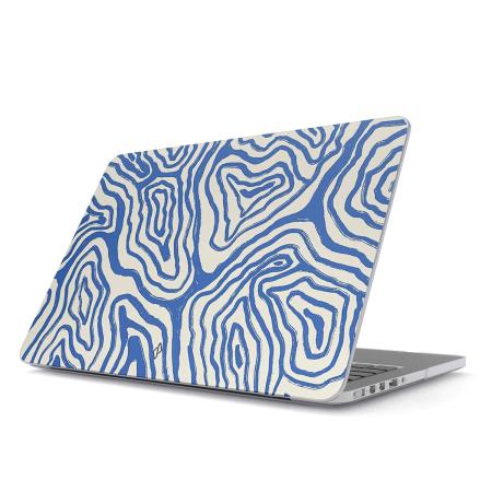 Burga Hardshell Cover voor de Apple MacBook Air 13 inch (2022 / 2024 M3 chip / 2025 M4 chip) - Seven Seas