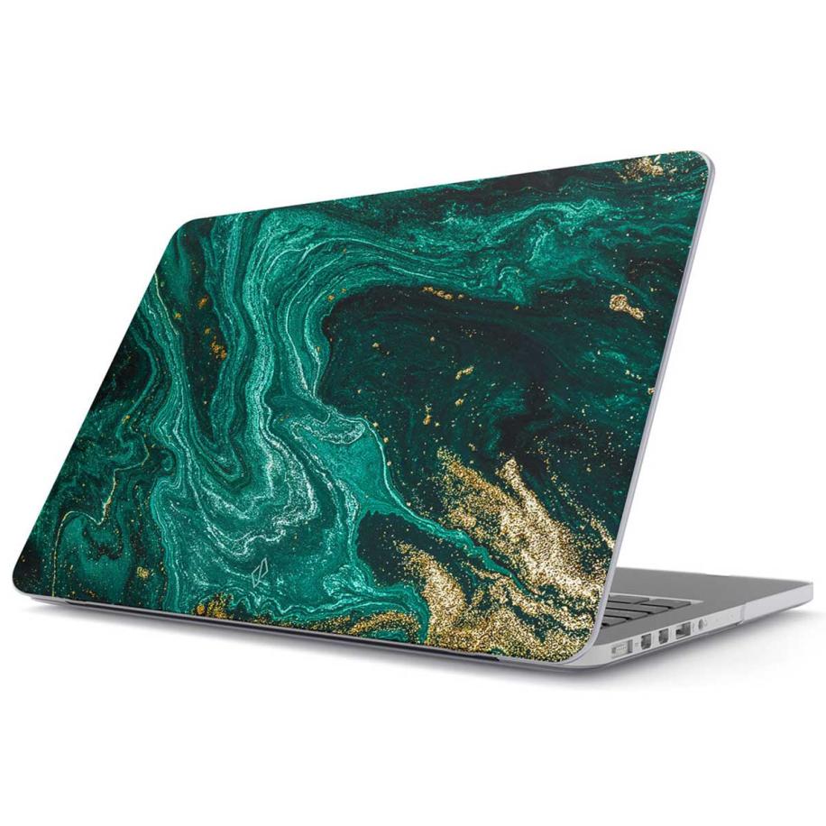 Burga Hardshell Cover voor de Apple MacBook Pro 16 inch (2021 / 2023 M3 chip / 2024 M4 chip) - Emerald Pool Multicolor