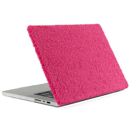 imoshion Teddy Hard Cover voor de Apple MacBook Air 13 inch (2022 / 2024 M3 chip / 2025 M4 chip) - Hot Pink