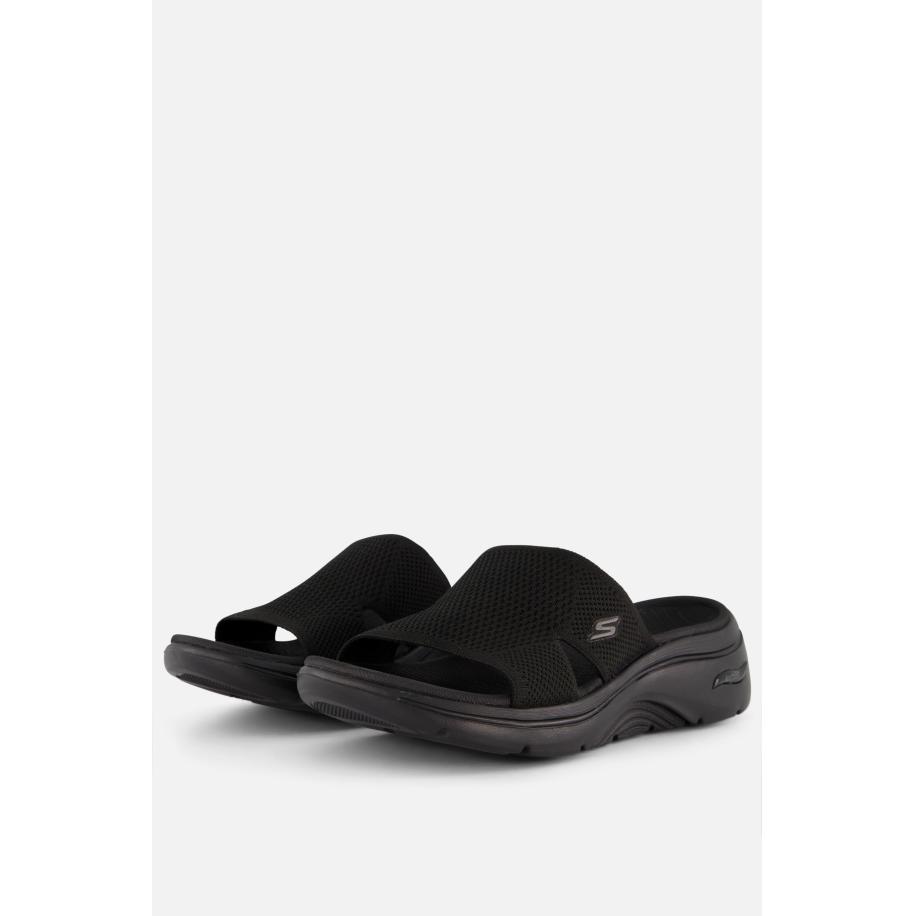 Skechers Go Walk Arch Fit 2.0 Slippers zwart Zwart