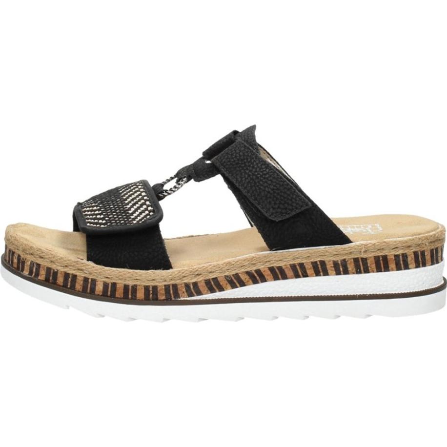 Rieker - Open Teen Zwart