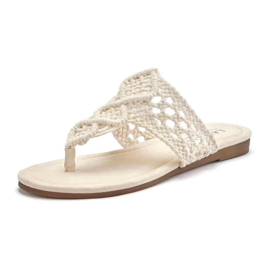 Lascana LASCANA Teenslipper beige -