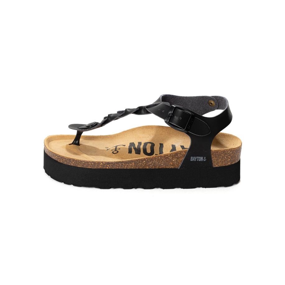 Bayton Bayton Teenslipper BANDAJOZ zwart -