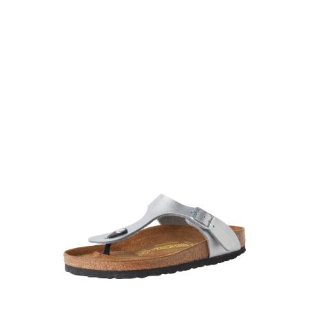 Birkenstock BIRKENSTOCK Teenslippers Gizeh zilver