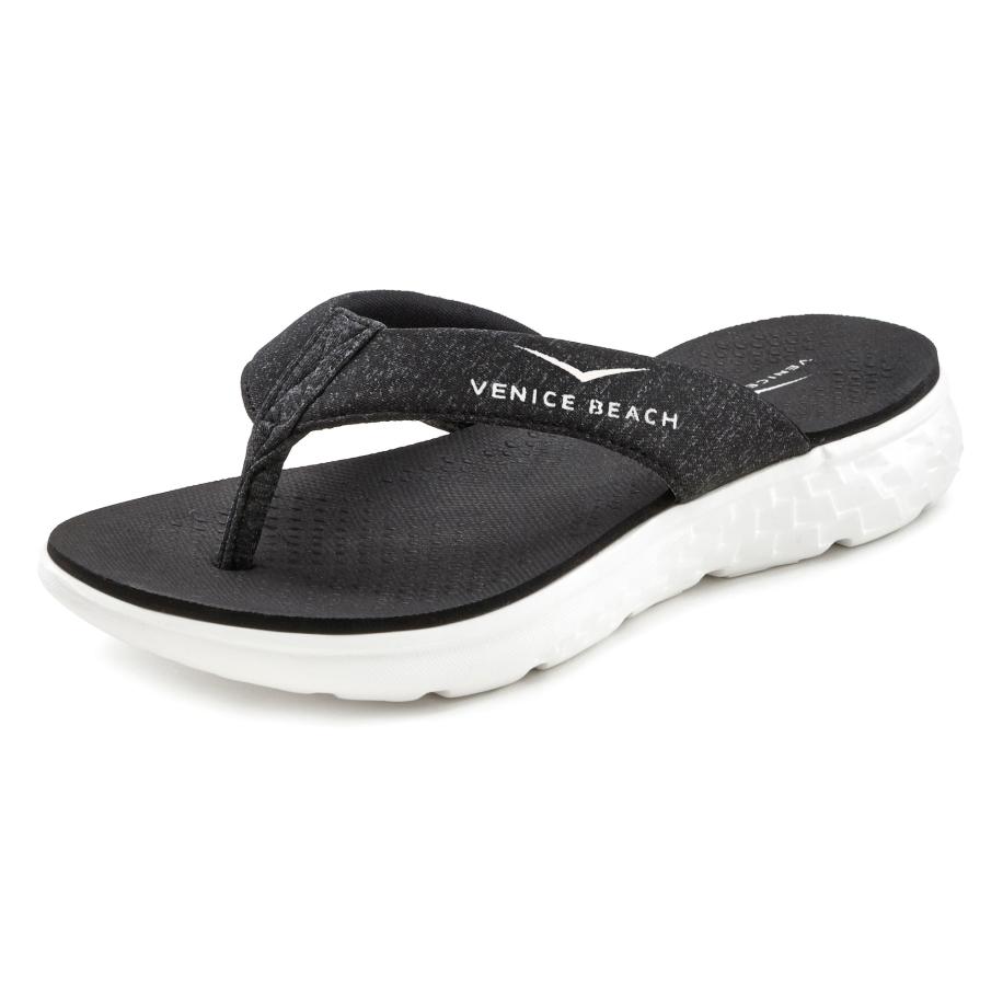Venice Beach VENICE BEACH Teenslipper zwart gemêleerd / offwhite -