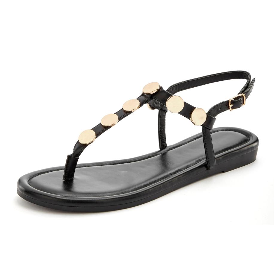 VIVANCE VIVANCE Teenslipper goud / zwart -