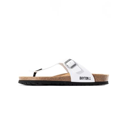 Bayton Bayton Teenslippers Mercure wit