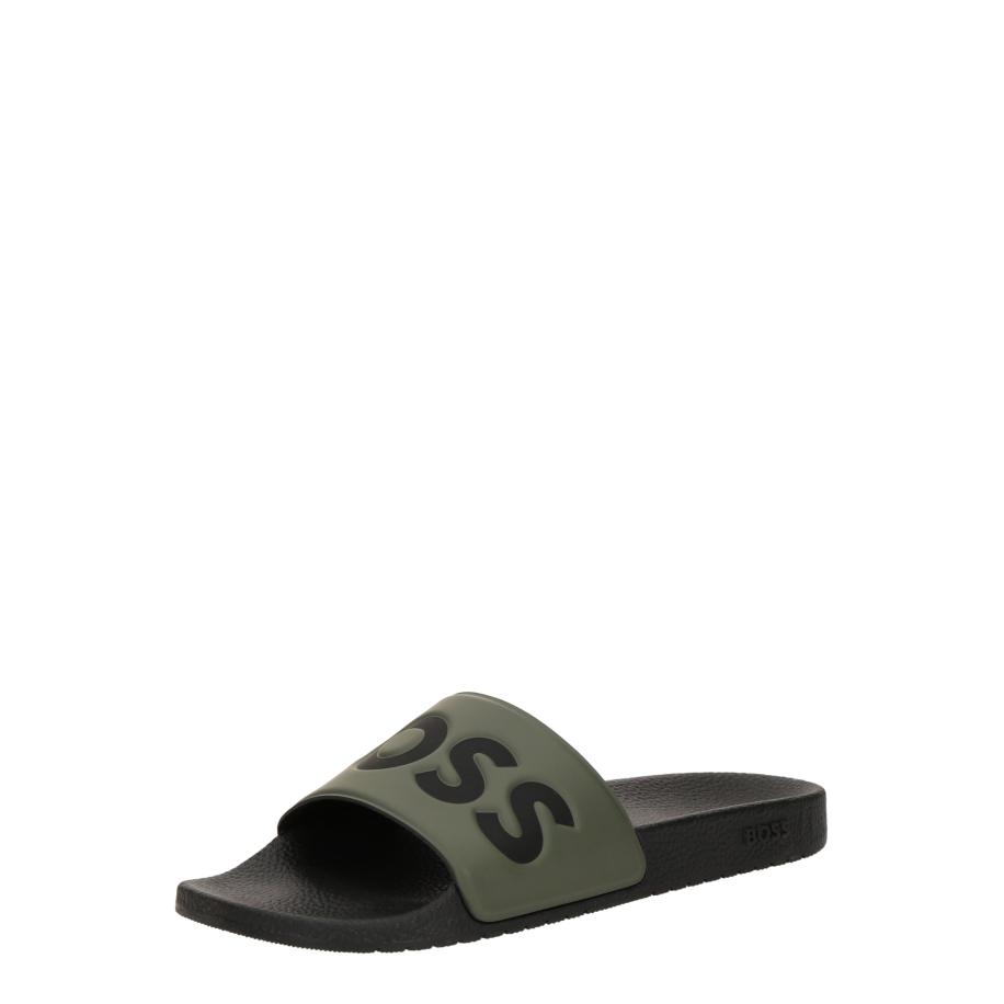 Hugo Boss BOSS Muiltjes Aryeh groen / zwart -