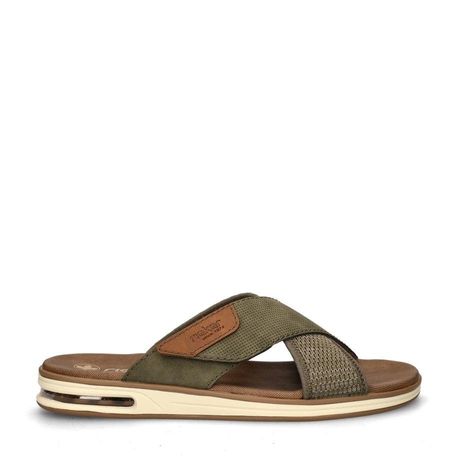 Rieker slippers Groen 484367 Groen