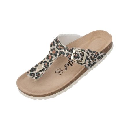 Palado Palado Teenslipper Kos Wild﻿ beige / bruin / zwart / zilver