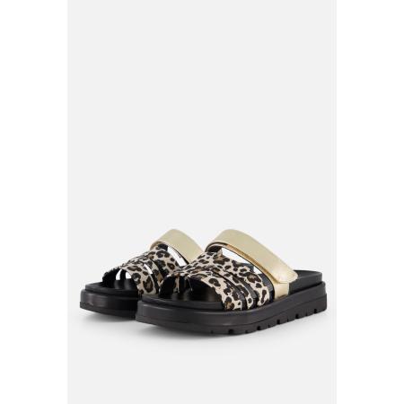 Marco Tozzi Leopard Sandalen bruin Synthetisch