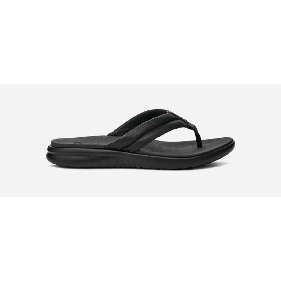 UGG® Union II-teenslipper voor heren in Black, Maat 40 Zwart