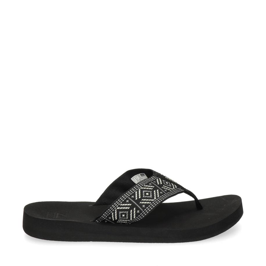 Reef Spring Woven slippers Zwart 436468 Zwart