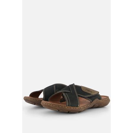 Rieker Jaipur Morelia Slippers blauw Imitatieleer