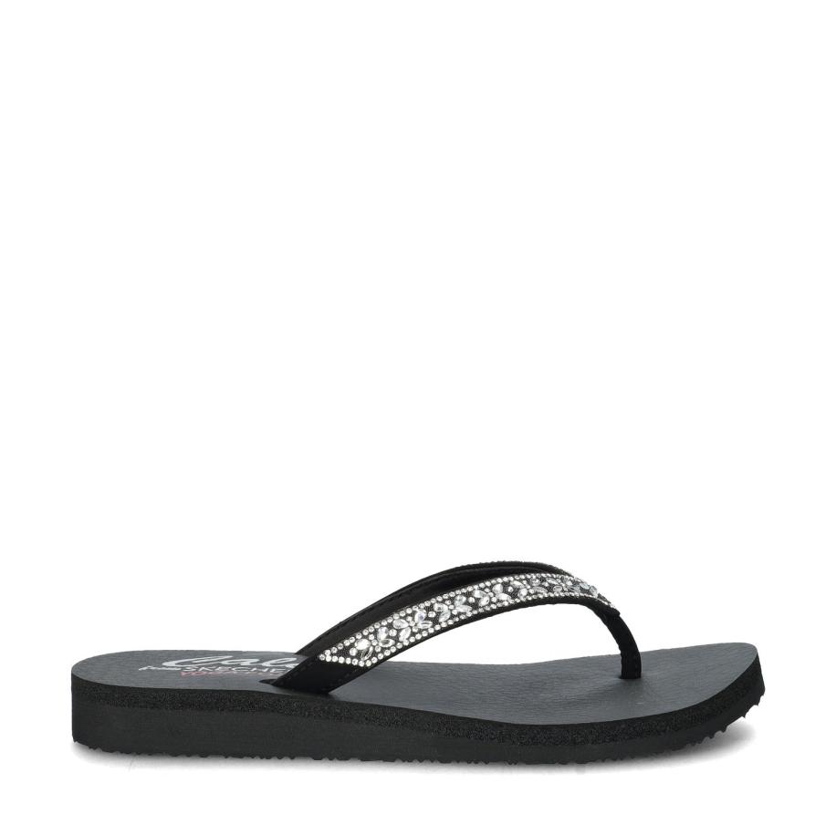 Skechers Meditation Butterfly Garden slippers Zwart 459756 Zwart