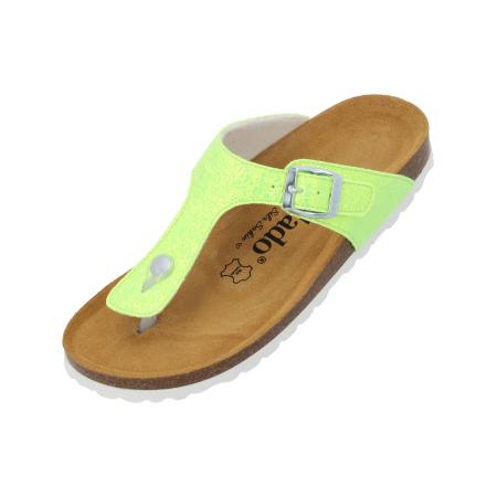 Sila Sahin Palado by Sila Sahin Teenslipper Kos Disco neongroen / zilver