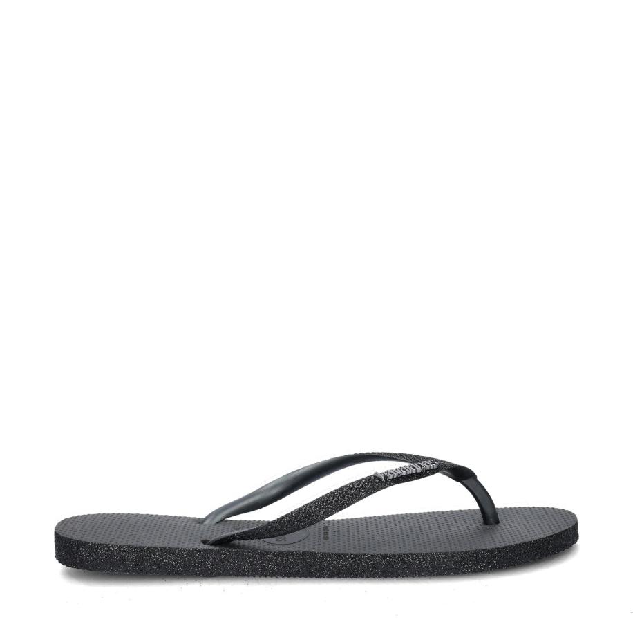 Havaianas Slim Sparkle slippers Zwart 470264 Zwart