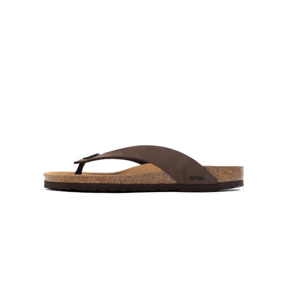 Bayton Bayton Teenslippers Lucca bruin -