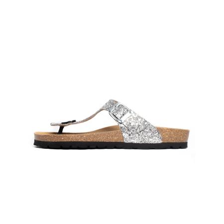 Bayton Bayton Teenslipper Mercure zilver