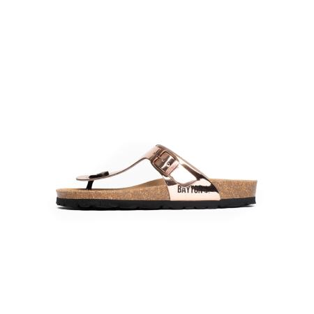 Bayton Bayton Teenslipper Mercure pink / zwart