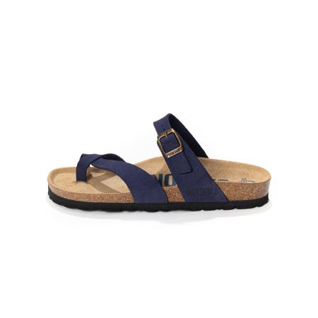 Bayton Bayton Teenslipper Diane beige / navy / bruin / zwart