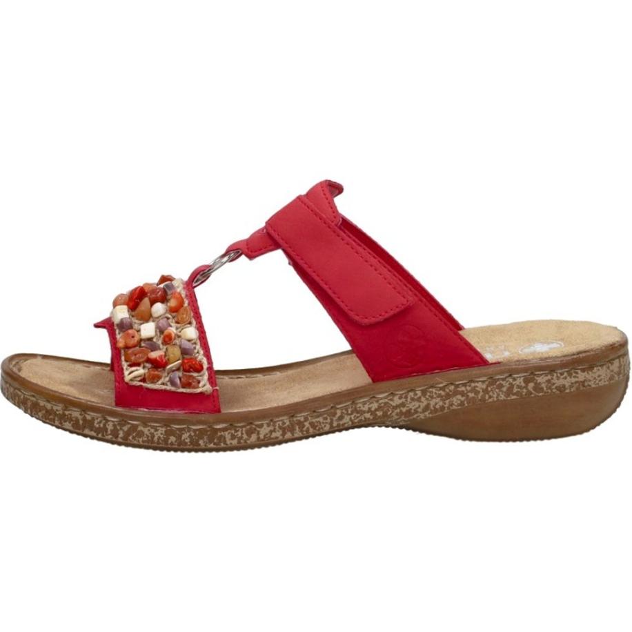 Rieker - Open Teen Rood