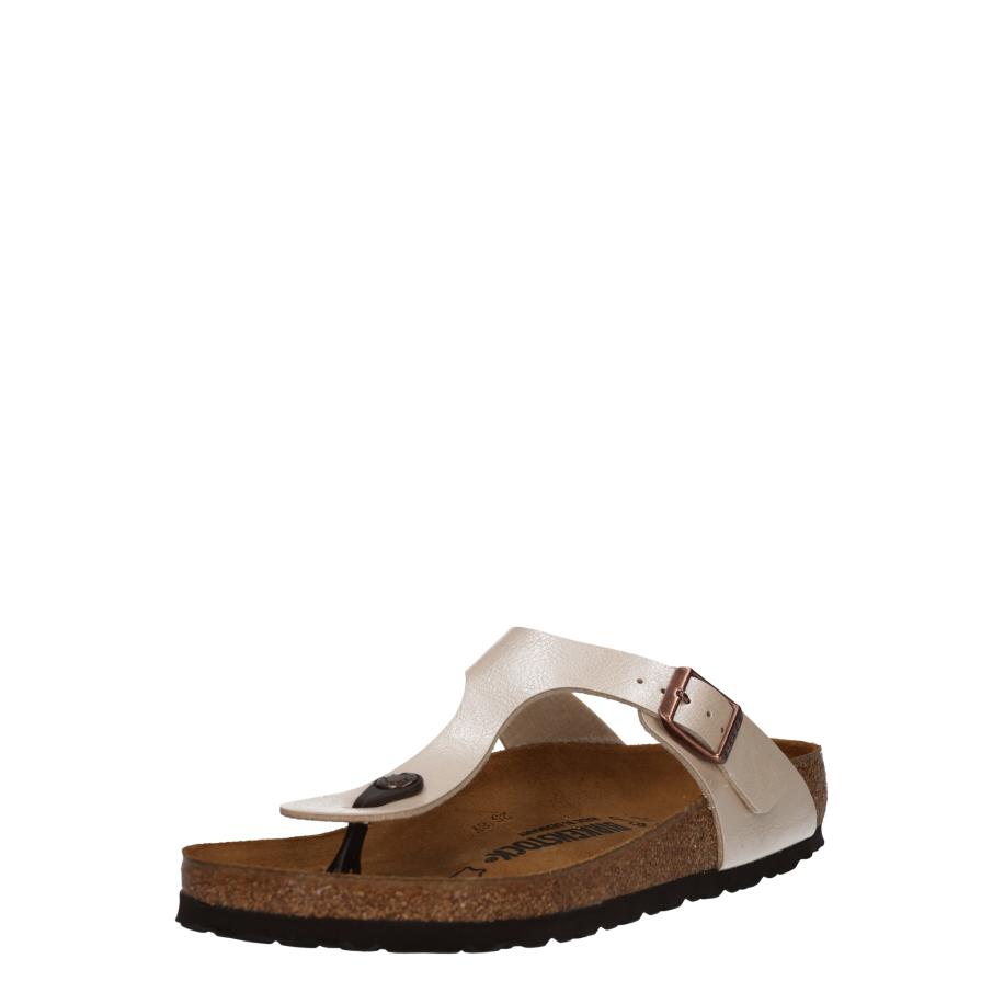 Birkenstock BIRKENSTOCK Teenslippers Gizeh crème -