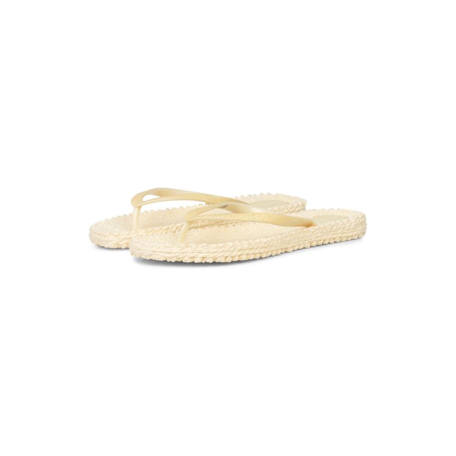 Ilse Jacobsen ILSE JACOBSEN Teenslipper pasteelgeel -